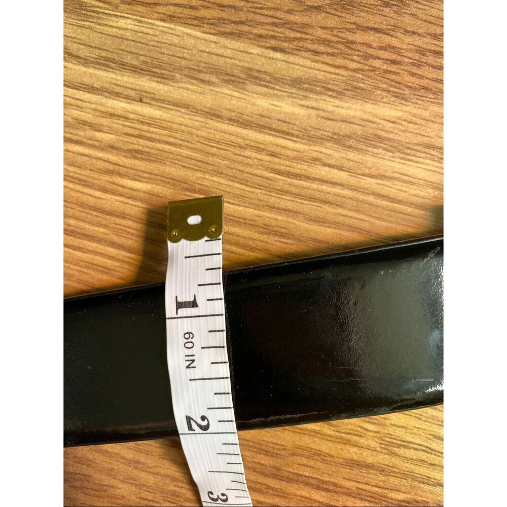 Calvin Klein Men's Black Genuine Leather, Buckle Dress Belt Size S